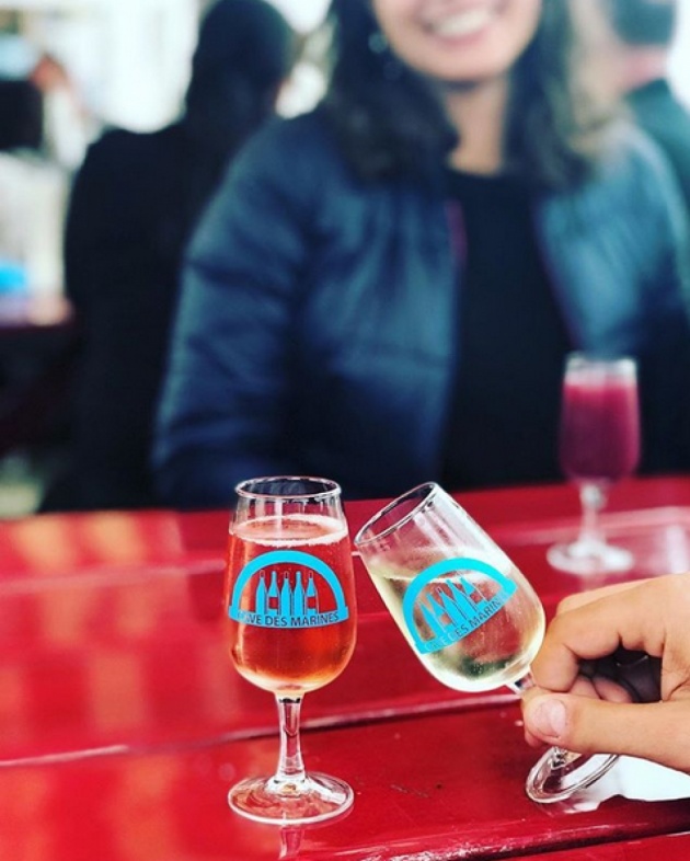 Les verres s&eacute;rigraphi&eacute;s pour la Cave des Marines