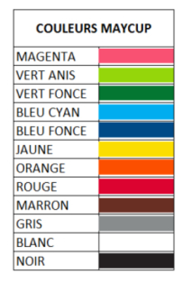 Couleurs MayCup